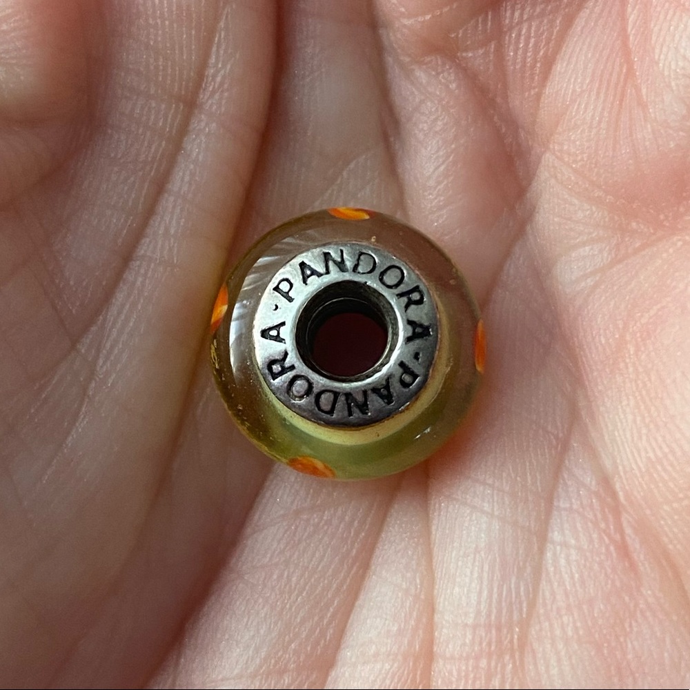 Pandora glass charm
